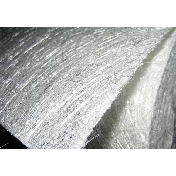 Fiberglass Chopped Strand Mat 1.5 oz | 50 inches Wide x 45 Feet Long | 15 Yards Rolled | Hand Layup, Vacuum Bagging, Polyester or Vinyl Ester Resins