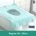 thumbnail image 1 of Toilet Seat Covers Disposable  7/10 Pcs Extra Large Waterproof Toilet Cover, 1 of 5