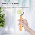 thumbnail image 4 of Rubber Seam Roller, Wallpaper Roller Sound Heat Insulation Mat Wallpaper Application for Processing, 4 of 5