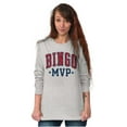thumbnail image 3 of Funny Bingo Grandma Grandmother Gigi Plus Size Long Sleeve Graphic Tee Shirt Brisco Brands 2X, 3 of 5