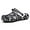 Black, variant on Mens Lined Clogs Camo Fuzzy Garden Shoes Winter Slip-On Slippers Sandals with Adjustable Back Strap