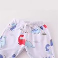 thumbnail image 3 of Hiijoy Infant Boys Dinosaur Print French Terry Shorts Casual Pull-On Shorts, Sizes 1-7, 3 of 5