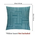 thumbnail image 4 of BANET  Pack of 2 Cozy Throw Pillow Covers Cases for Couch Sofa Home Decoration Solid Dyed Soft Chenille  Teal 20x20in, 4 of 7