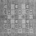 thumbnail image 1 of Ahgly Company Indoor Square Abstract Gray Modern Area Rugs, 7' Square, 1 of 4