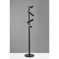 thumbnail image 2 of Adesso Tyler LED Floor Lamp, Black, 2 of 5