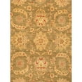 thumbnail image 3 of Pasargad Home PHR-920 10x10 Pasargad Home Denver Collection Hand-Knotted Green Lamb's Wool Area Rug- 9'10' X 9'10', 3 of 5