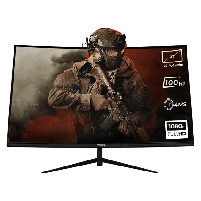 Monitor Gamer XTREME PC GAMING Clarity Curvo 27" MXT2706BK27C 4ms 100Hz FHD VA HDMI Negro