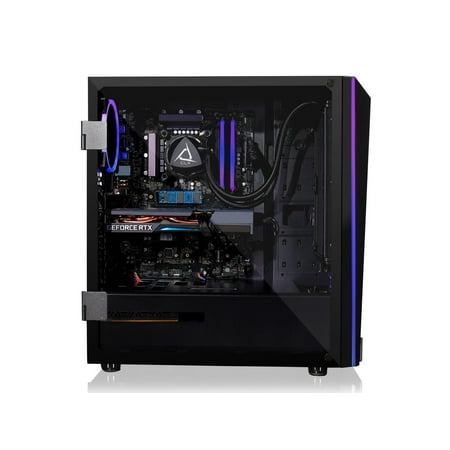CLX - SET Gaming Desktop - Intel Core i7 10700KF - 32GB Memory - NVIDIA GeForce RTX 3060 - 500GB NVMe M.2 SSD + 4TB HDD - Black