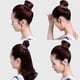thumbnail image 4 of Mujer Nido de pájaro Floral Twist Bun Clip Rhinestone Horquilla Perezoso Garras para el cabello, Púrpura, 4 of 5