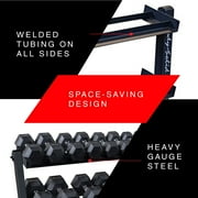 Body-Solid GDR60 2 Tier Horizontal Dumbbell Weight Rack