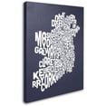 thumbnail image 2 of Trademark Art 'SLATE-Ireland Text Map' Canvas Art by Michael Tompsett, 2 of 3