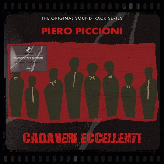 Piero Piccioni - Cadaveri Eccellenti Soundtrack - Transparent Red Colored Vinyl with CD - Music & Performance