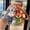 Color4, variant on Zootopia Cartoon Modeling Keychain Ring Handbag Bag Pendant Couples Keychains Set Anime Key Chain