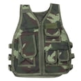 thumbnail image 1 of Nylon Children Airsoft Hunting Body Armor Vest For CS Game Paintball (army green camouflage), 1 of 5