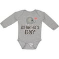 thumbnail image 3 of Inktastic 1st Mothers Day Boys or Girls Long Sleeve Baby Bodysuit, 3 of 5