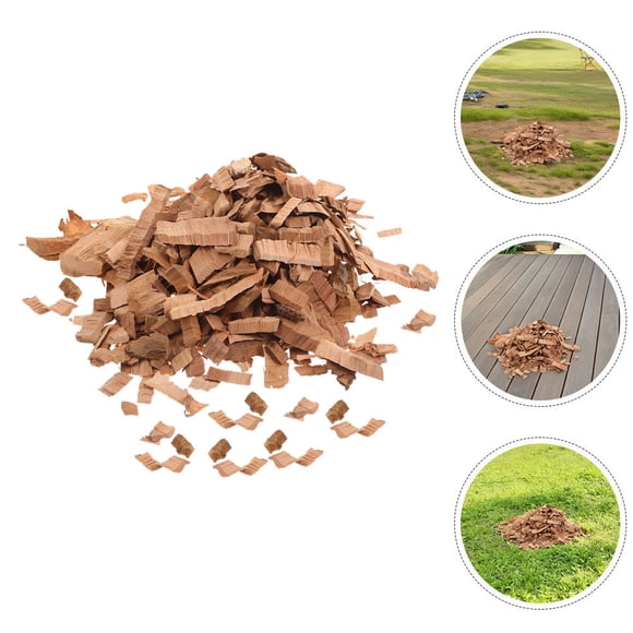 TABLZONE Flavored Wood Chips For Grilling BBQ Wood Chips Light Brown 1Pack For Smokers