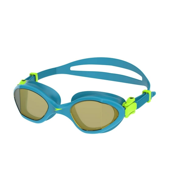 Junior Amp Mirrored Swim Goggles - Blue/Green