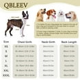 thumbnail image 2 of QBLEEV Warm Dog Winter Coat Windproof Cozy for Outdoor with Zipper Dog Cold Weather Jacket Fleece Lined for Large ,Small and Medium Dogs,Reflective Dog Clothes with Leash Hole,Beige,XL, 2 of 7