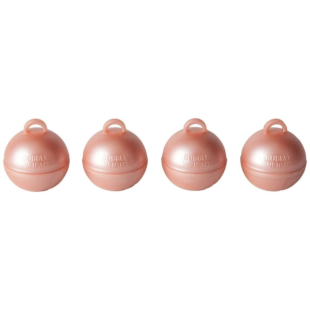 Creative Balloonsâ„¢ Mfg. Inc. Poids à Bulles Poids de Ballon, 35 Grammes, Or Rose Métallique, 10 Pcs
