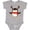 AC-Heather Grey, variant on Inktastic Penguin Xmas Boys or Girls Baby Bodysuit