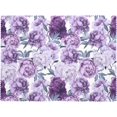 thumbnail image 6 of Flower Bloom Elegant Rectangle Tablecloth Vintage Peonies Table Cloth Floral Rectangular Tablecloth Violet Table Cover for Dining Kitchen Party, 6 of 7