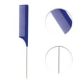 thumbnail image 3 of Unique Bargains 3pcs Women Durable Rat Tail Comb for Curly Straight Wavy Wet Thin Hair ABS Blue, 3 of 3