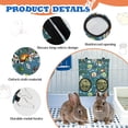 thumbnail image 3 of Comedero de heno YedSintu Rabbit con 2 orificios para colgar para mascotas pequeñas, 3 of 7