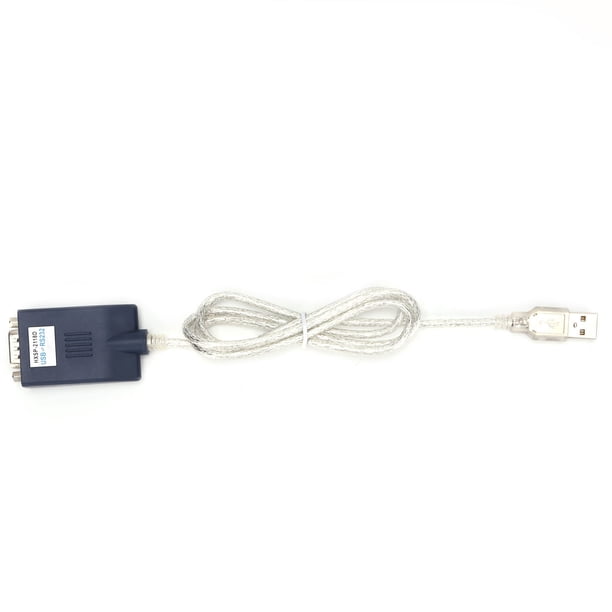 Convertidor USB A RS232, DB9 Adaptador De Dispositivo Serie Macho PL2303 Incorporado De 2 Chips Adaptador USB A RS232 Macho Para Módems Para Escáneres Para Impresoras