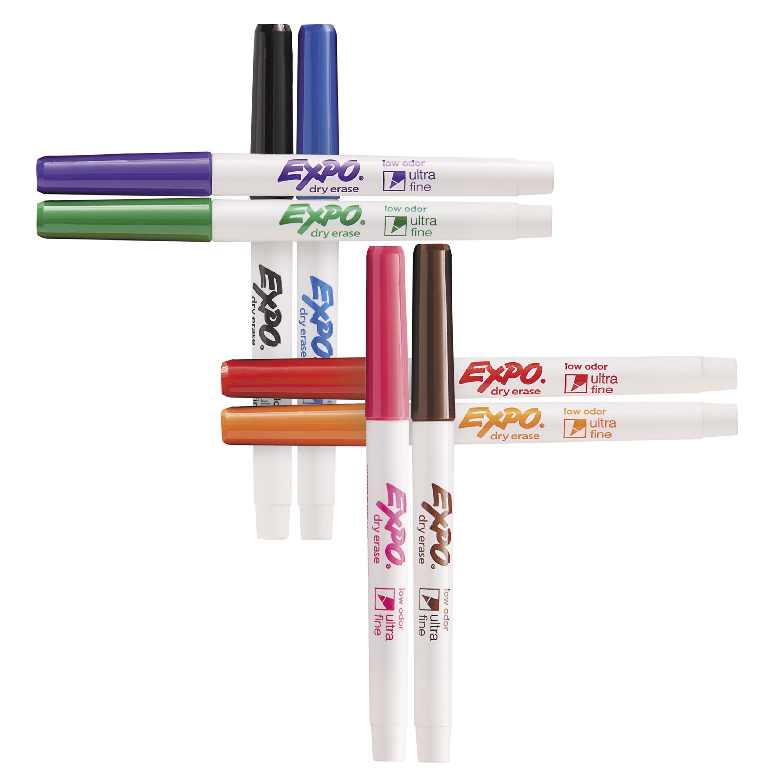 EXPO Low-odor Dry Erase Markers, Ultra Fine Tip, Fashion Colors, 4-count 