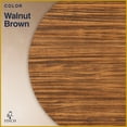 thumbnail image 3 of Finch Ezra Solid Wood and Metal Coffee Table Walnut Brown, 3 of 8