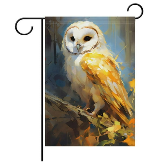 Owl Cute Garden Flag House Banner Double Sided Outdoor Yard Decoration 28" x 40"