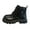 X2 Black, variant on Girls Boots Children Shoes Thick Heel Soft Sole Casual Booties Comfortable Breathable Booties Toddler Boots Brown 3