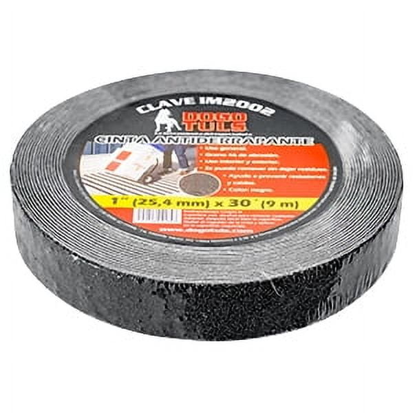 Cinta antiderrapante 1"X 30' negra Dogotuls IM2002