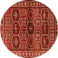 thumbnail image 1 of Ahgly Company Indoor Round Persian Orange Traditional Area Rugs, 4' Round, 1 of 1
