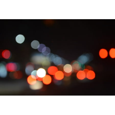 - LAMINATED POSTER Halo Light Night View Aperture The Scenery Poster Print 24 x 36