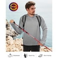 thumbnail image 5 of Roadbox Mens UPF 50+ Fishing Shirts, Long Sleeve UV Sun Hoodie, Hiking Running Swim Athletic Workout Shirt, 5 of 6