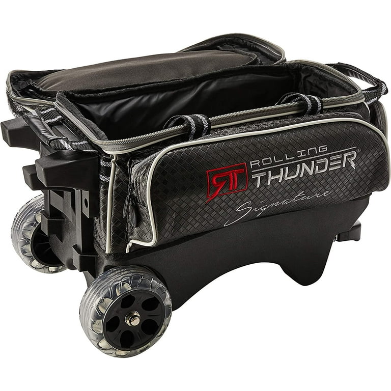 STORM ROLLING THUNDER ボウリング用バッグ Storm Rolling Thunder 4 Ball Roller Checkered Black / Lime