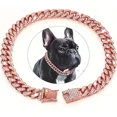thumbnail image 4 of . Collar Sparkldog Con Cadena Cubana Para Perros De 13 Mm, 4 of 7