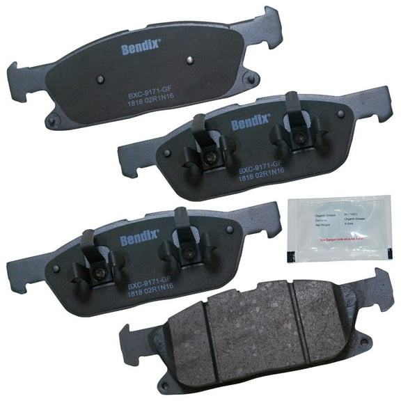 Bendix Brakes Disc Brake Pad Set Fits select: 2015-2018,2020 FORD EDGE
