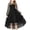 Black, variant on Daznico Spring Long Sleeved Girls' Dress Mesh Princess Dress,11-12 Years