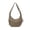 Khaki, variant on Women Nylon Crescent Bag Lightweight Water Resistant Hobo Purse Multi-Pocket Shoulder Sling Bag for Travel Shopping
