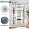 thumbnail image 3 of Yayeee Window Curtains Light Filtering 63"x42" Grommet Panel Pair Home Living Room Decor, Astronaut Rockets, 3 of 7