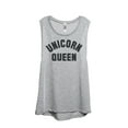 thumbnail image 1 of Unicorn Queen Women's Fashion Sleeveless Muscle Workout Yoga Tank Top Sport Grey Large, 1 of 3