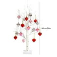 thumbnail image 4 of Cheapark 24in Valentine's Day Lighted Tree Decor - 18 Heart Ornaments USB/Battery Dual Operated, Romantic Lighted Decor For Home Parties Valentine's Day Celebrations, 4 of 8