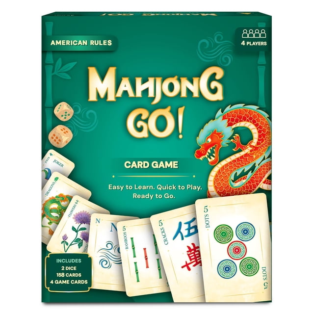 Juego de cartas Gouda Games Mahjong Go! estilo americano clásico