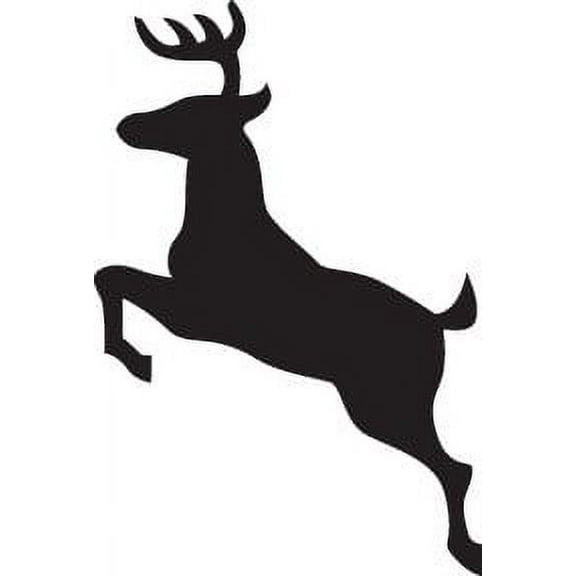 Wall Decal Deer Animal Buck Horns Camping Deer Predator Doe Hunting Bow Arrow Bulls Eye Wilderness Camouflage Holiday Gift Ideas Sticker - Size: 9 Inches X 18 Inches