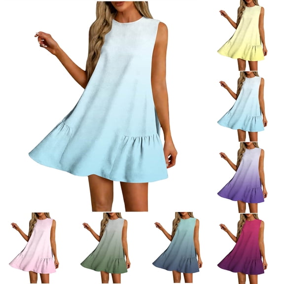 Antinious Women Solid V-Neck Ruched Sleeveless Summer Elegant Casual Midi Dress