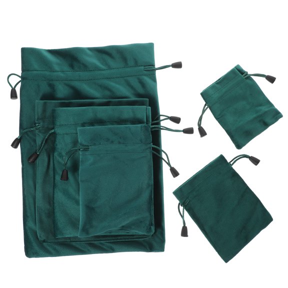 Troglfold drawstring pouches 6pcs Lint Drawstring Bag Empty Drawstring Pouches Small Gift Bags Portable Jewelry Candy Bags,11.81"X7.87"X0.04"
