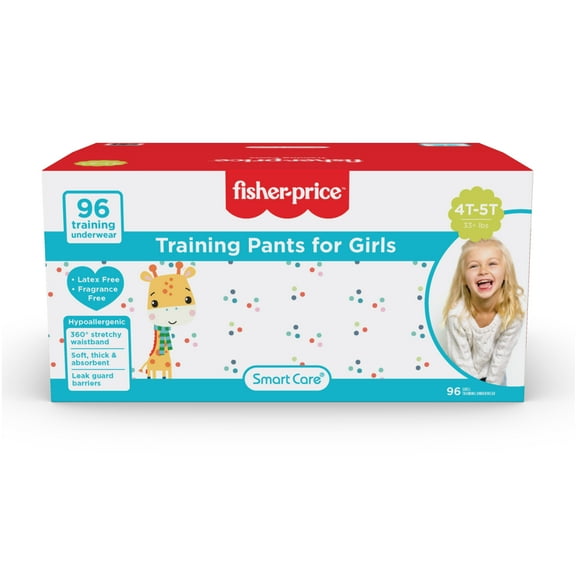 Fisher-Price Girls Training Pants (Choose Size & Count)