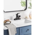 thumbnail image 3 of Wowow Bathroom Faucet Single Handle Oil Rubbed Bronze Centerset Bathroom Sink Faucet with Lift Rod Drain Assembly, Rv Lavatory Taps 3 Hole, 3 of 9